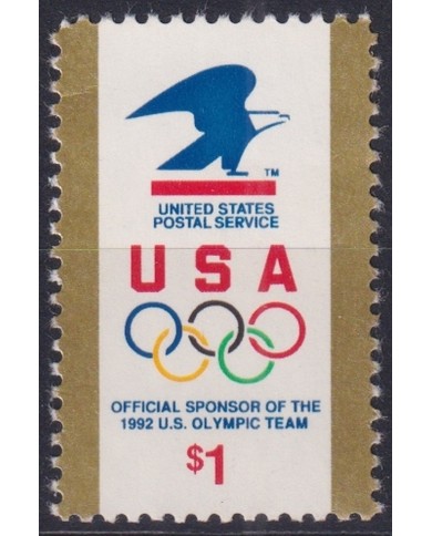 F-EX53353 USA US MNH 1992 OLYMPIC GAMES OFFICIAL SPONSOR EAGLE.