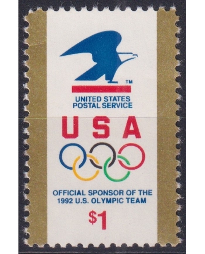 F-EX53353 USA US MNH 1992 OLYMPIC GAMES OFFICIAL SPONSOR EAGLE.