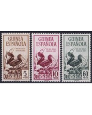 F-EX52921 GUINEA SPAIN 1952 MNH STAMP DAY BIRD AVES OISEAUX VÖGEL.