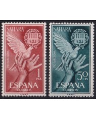 F-EX52913 SAHARA SPAIN 1963 MNH PRO BARCELONA PIGEON BIRD AVES OISEAUX VÖGEL.