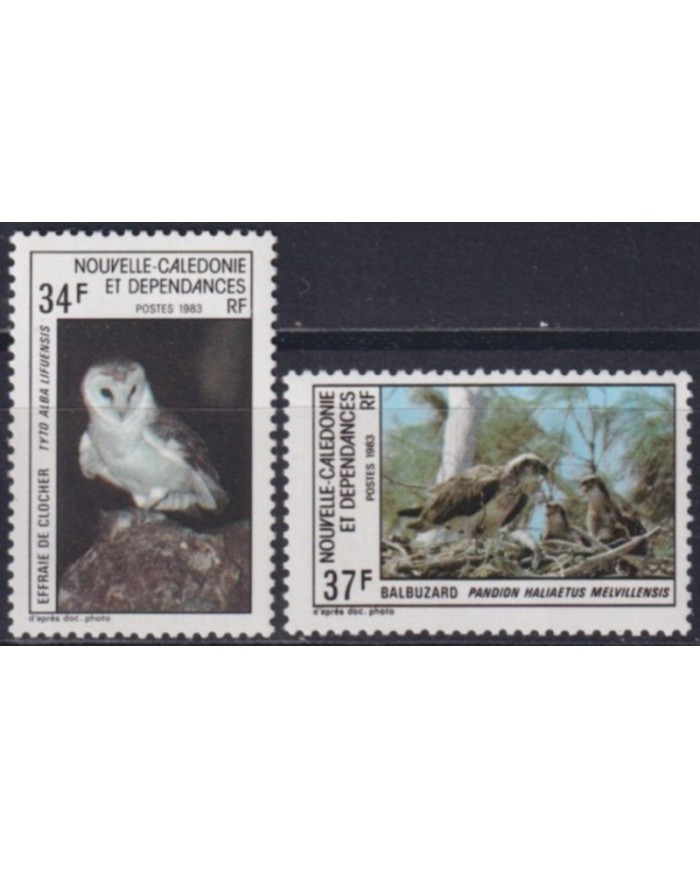 F-EX53734 NEW CALEDONIE 1983 MNH OWL BIRD AVES OISEAUX VÖGEL.