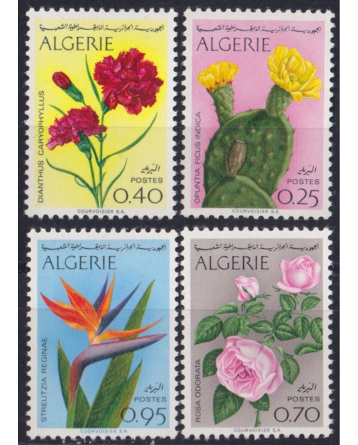 F-EX52698 ALGERIE ALGERIA 1968 MNH FLORES FLOWER.
