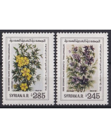 F-EX41990 SYRIA 1984 MNH FLOWER FLORES.