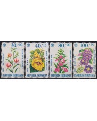 F-EX53730 INDONESIA 1965 MH FLOWER FLORES.