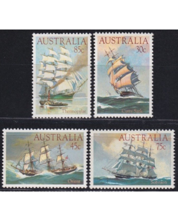 F-EX53682 AUSTRALIA 1994 MNH HISTORIC SAILING SHIP BARCOS.