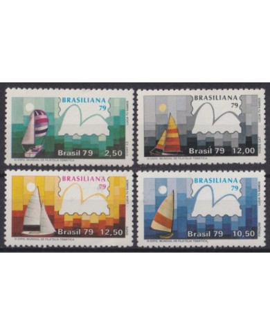 F-EX53672 BRAZIL 1978 MNH BRASILIANA PHILATELIC EXPO SAILING SHIP BARCOS.