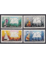 F-EX53672 BRAZIL 1978 MNH BRASILIANA PHILATELIC EXPO SAILING SHIP BARCOS.