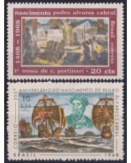 F-EX53214 BRAZIL 1968 MNH DISCOVERY PEDRO ALVAREZ CABRAL SHIP BARCOS.