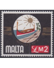 F-EX50886 MALTA 1992 MNH £2 BOAT SHIP BARCOS.