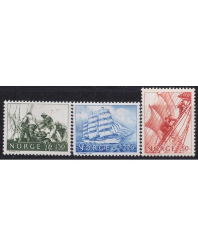 F-EX52930 NORWAY NOREG 1981 MNH SAILING BOAT SHIP BARCOS.