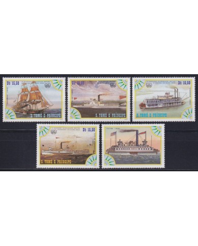 F-EX53515 SAO TOME I PRINCIPE 1984 MNH SAILING BOAT SHIP BARCOS.