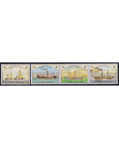 F-EX53516 SAO TOME I PRINCIPE 1984 MNH SAILING BOAT SHIP BARCOS.
