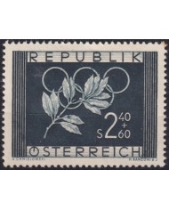 F-EX51144 AUSTRIA 1952 MH OLYMPIC GAMES RING.