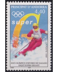 F-EX52865 ANDORRA MNH 1998 WINTER OLYMPIC GAMES NAGANO SKI.
