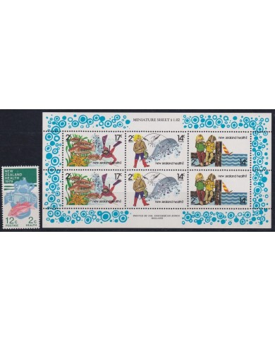 F-EX18299 NEW ZEALAND MNH 1979 SEA MARINE WILDLIFE FISH.