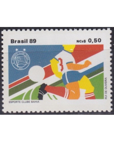 F-EX51174 BRAZIL MNH 1989 BAHIA SOCCER FUTBOL CLUB.