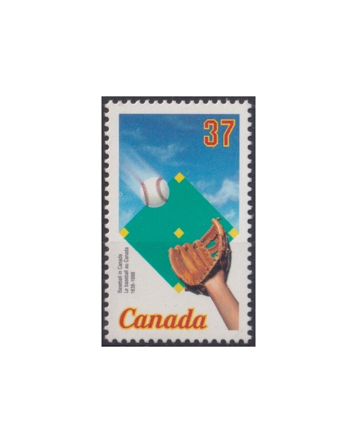 F-EX52224 CANADA MNH 1988 CENTENARY OF BASEBALL IN CANADA. F-EX52224 CANADA MNH 1988 CENTENARY OF BASEBALL IN CANADA.
