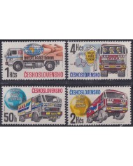 F-EX52172 CZECHOSLOVAKIA MNH 1989 PARIS DAKAR RALLY RACE.