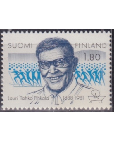 F-EX52047 FINLAND SUOMI 1988 MNH LAURI TAHKO PIHKALA.