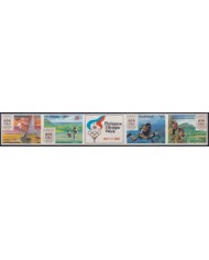 F-EX51032 PHILIPPINES 1988 MNH IMPERF OLYMPIC GAMES MOUNTAIN CLIMBINGING CYCLING GOLFING SPORT.