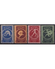 F-EX53558 GREECE 1939 ORIGINAL GUM BALKANIAN GAMES ARCHEOLOGY SPORT POTTERY.