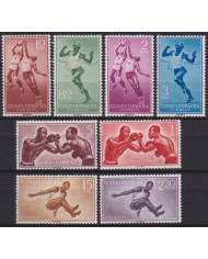 F-EX52886 GUINEA SPAIN 1958 MNH BOXING ATHLETISM BASKETBALL RUNNING