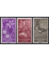 F-EX52904 GUINEA SPAIN MNH 1958 DIA DEL SELLO STAMP DAY BUTTERFLIES PAPILLON MARIPOSAS.
