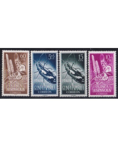 F-EX52905 SAHARA SPAIN MNH 1953 INSECTS STAMP DAY BUTTERFLIES PAPILLON MARIPOSAS.