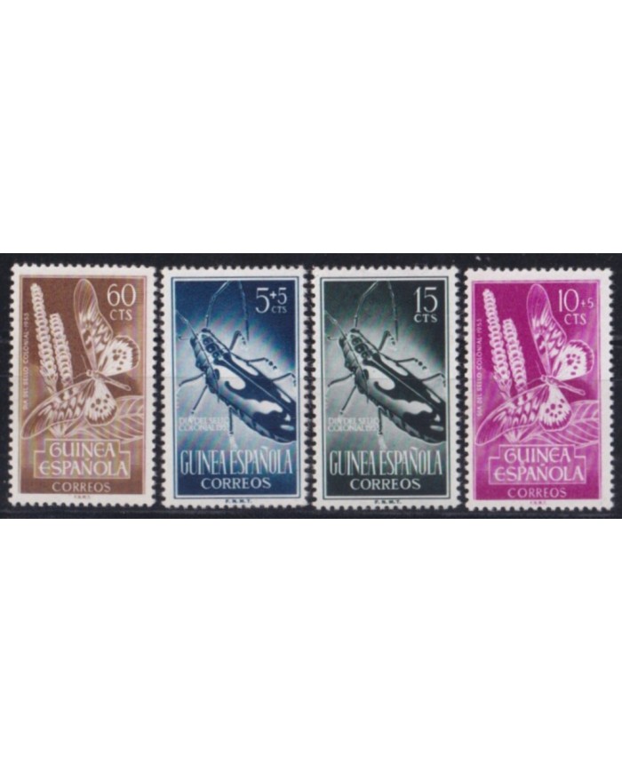 F-EX52905 SAHARA SPAIN MNH 1953 INSECTS STAMP DAY BUTTERFLIES PAPILLON MARIPOSAS.