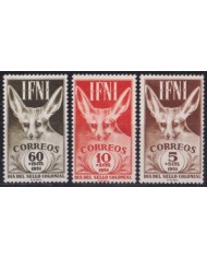 F-EX52906 IFNI MARRUECOS SPAIN MNH 1951 PRO CHILDREN FENEC FOX.