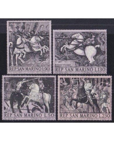 F-EX52910 SAN MARINO MNH 1968 PAOLO UCELLO HORSE PAINTING ART.