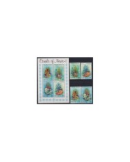 F-EX18305 NAMIBIA SOUTH WEST AFRICA MNH 1980 SEA MARINE WILDLIFE WHALES SET + SHEET.