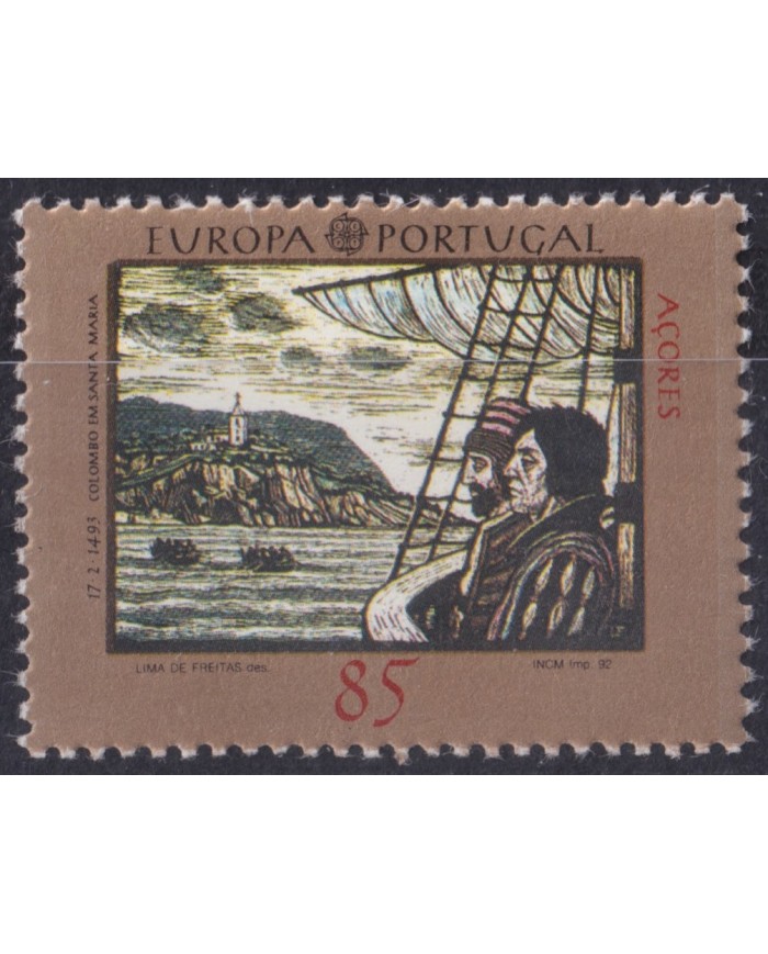 F-EX52862 AZORES PORTUGAL MNH 1992 COLUMBUS DISCOVERY OF AMERICA.