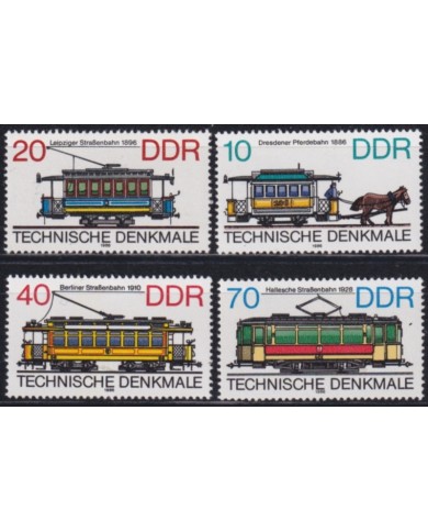 F-EX50889 GERMANY DDR MNH 1986 RAILROAD RAILWAYS.