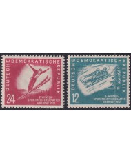 F-EX51141 GERMANY DDR MNH 1951 CHAMPIONSHIP WINTER GAMES.