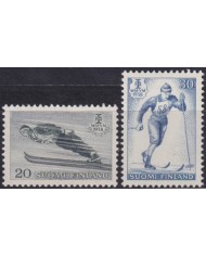 F-EX51155 FINLAND SUOMI MH 1958 WINTER SPORT SKI.