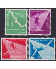 F-EX50986 RUMANIA 1957 MLH EUROPEAN GYMNASTIC CHAMPIONSHIP.