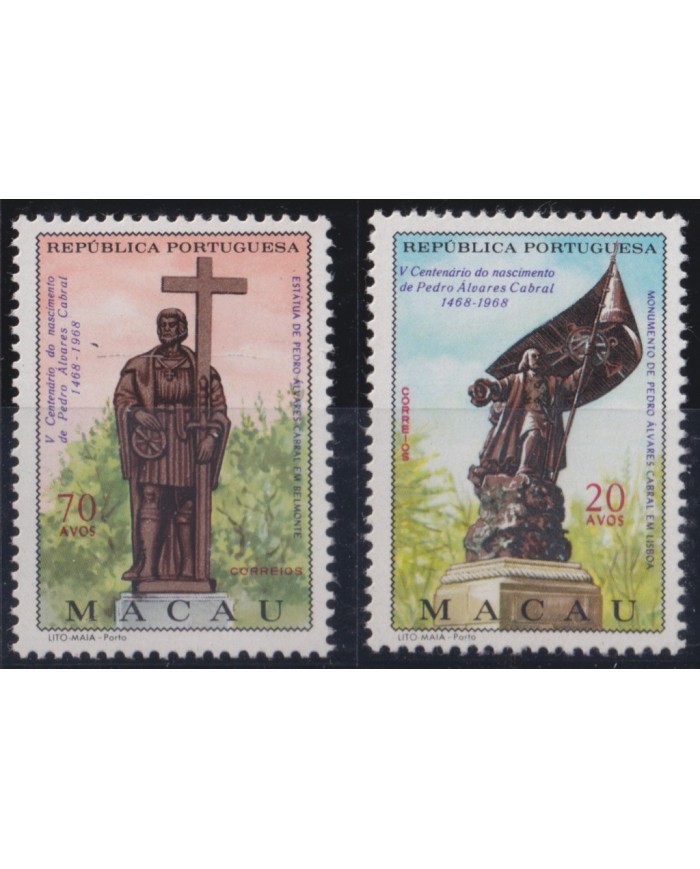 F-EX53235 MACAU CHINA 1968 MNH PEDRO ALVAREZ CABRAL DISCOVERY.