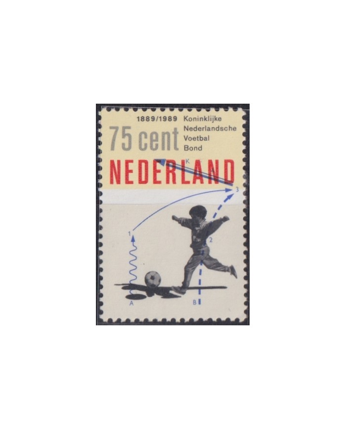 F-EX52185 NEDERLAND HOLLAND MNH 1989 SPORT CHILDREN SOCCER.