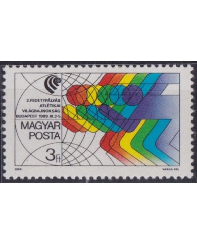 F-EX52170 HUNGARY MNH 1989 SPORT INDOOR EUROPEAN CHAMPIONSHIP.