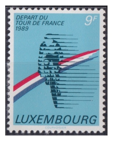 F-EX52194 LUXEMBOURG MNH 1989 SPORT TOUR OF FRANCE CYCLING.
