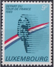 F-EX52194 LUXEMBOURG MNH 1989 SPORT TOUR OF FRANCE CYCLING.