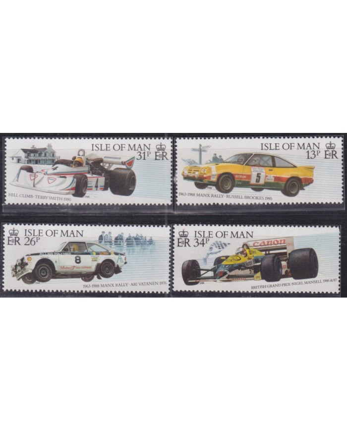 F-EX52078 MAN IS MNH 1988 SPORT AUTOMOVIL CAR FORMULA I.