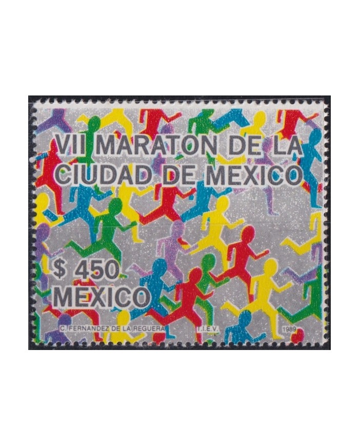 F-EX52199 MEXICO MNH 1989 SPORT VII MARATON CIUDAD DE MEXICO.