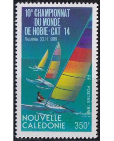 F-EX52216 NEW CALEDONIE MNH 1989 SPORT WORLD CHAMPIONSHIP SAILING HOBIE.