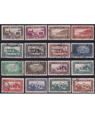 F-EX47996 FRANCE MOROCCO FRENCH MAROC 1934-35 MUSLINS ARCHITECTURE + 40€.