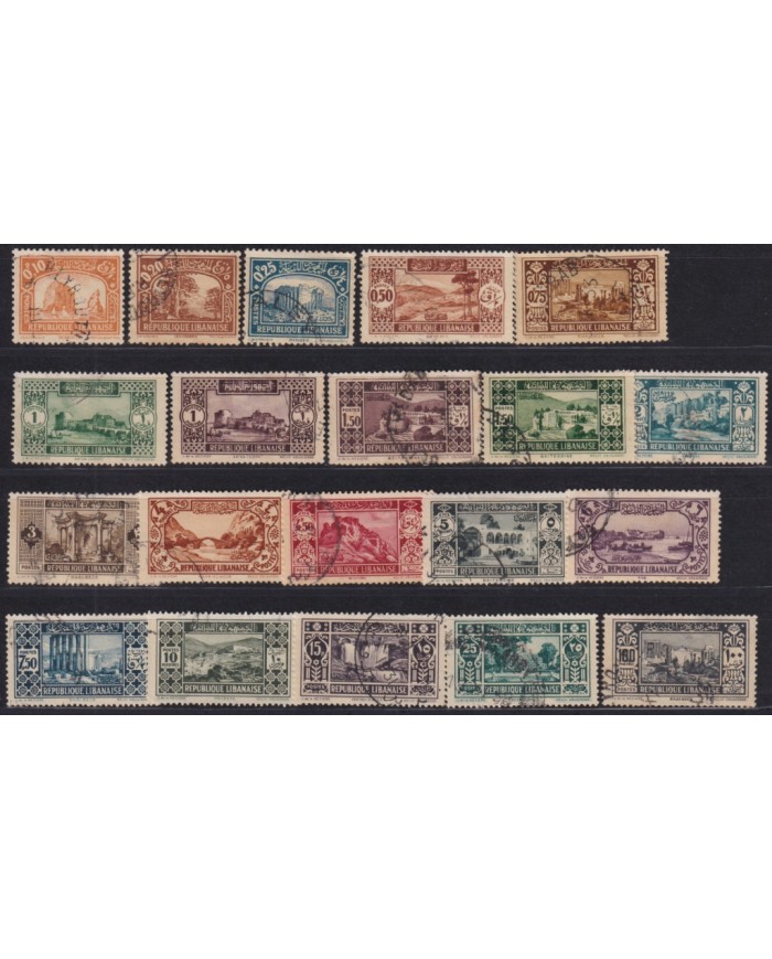 F-EX47994 GRAN LIBAN LIBANAISE 1930-35 ARCHEOLOGY LANDSCAPE + 35€.