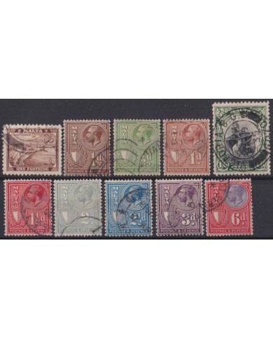 F-EX48523 MALTA 1930 CLASSIC STAMPS LOT +30€.