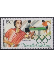 F-EX52223 NEW CALEDONIE MNH 1988 TENNIS TABLE PIN PONG.