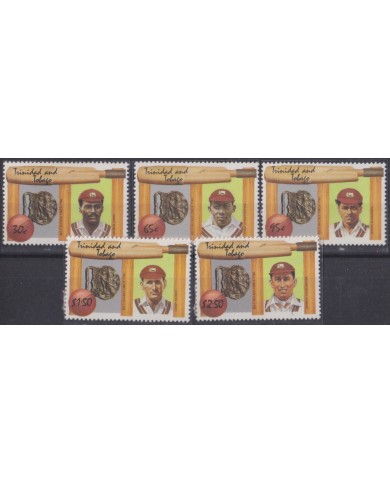 F-EX52135 TRINIDAD & TOBAGO MNH 1988 SPORT CRICKET PLAYERS.